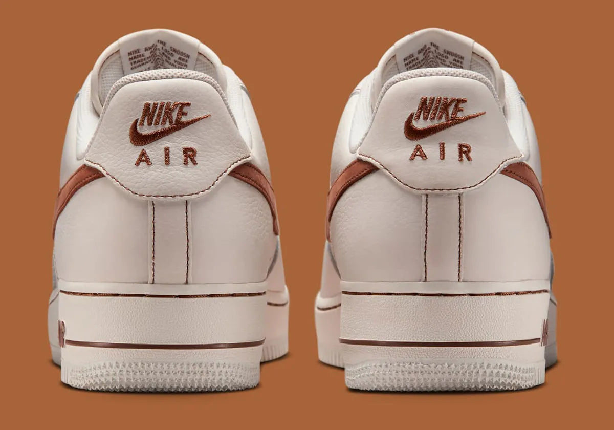 Men's Nike Air Force 1 Low "Ivory/Saddle Brown" HQ2037-101 Fashion Athletic Sneaker