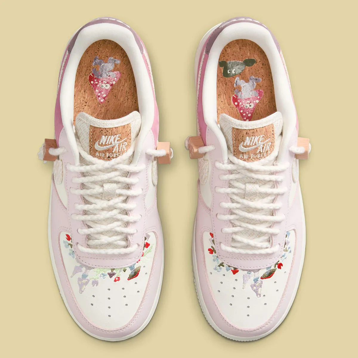 Women's Nike Air Force 1 "Mushroom" IB8874-111 Women Fashion Athletic Sneaker