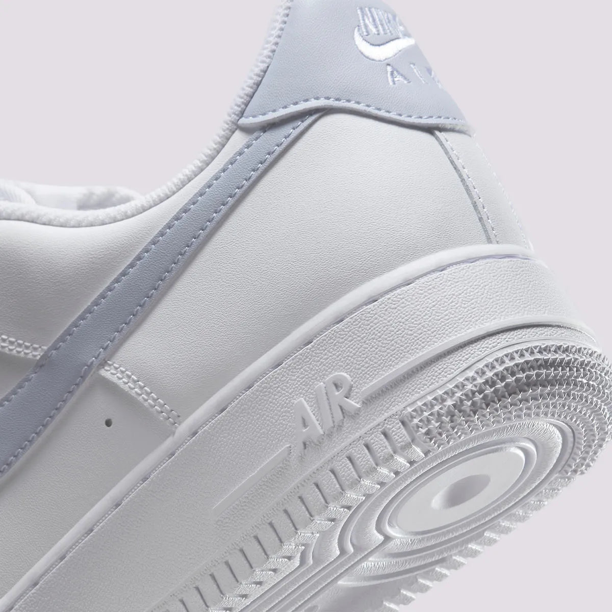 Men's Nike Air Force 1 "Ghost" White/Grey FJ4146-117 Fashion Athletic Sneaker
