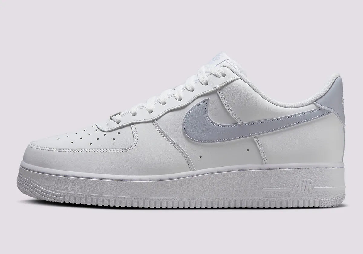Men's Nike Air Force 1 "Ghost" White/Grey FJ4146-117 Fashion Athletic Sneaker