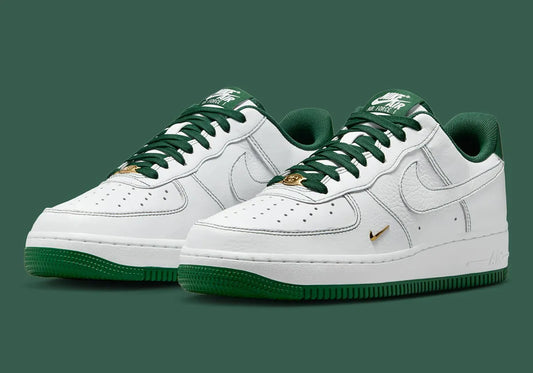 Women's Nike Air Force 1 Low "Gorge Green" Mini Swoosh IB6543-102 Fashion Athletic Sneaker