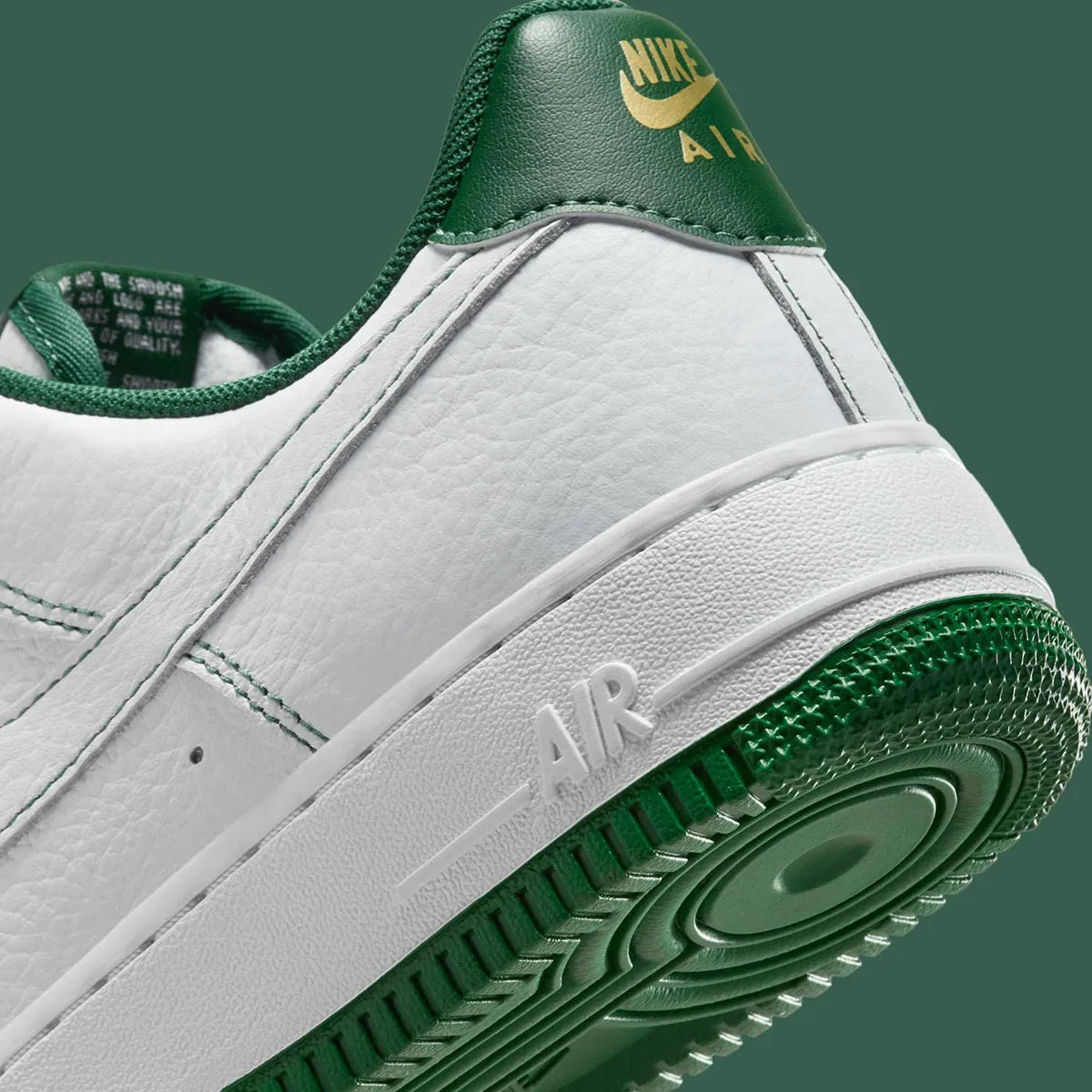 Women's Nike Air Force 1 Low "Gorge Green" Mini Swoosh IB6543-102 Fashion Athletic Sneaker