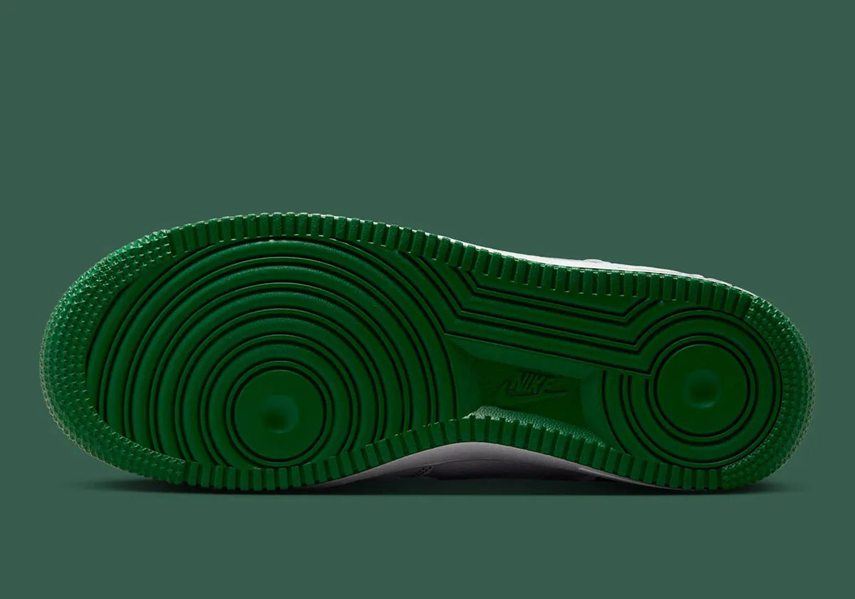 Women's Nike Air Force 1 Low "Gorge Green" Mini Swoosh IB6543-102 Fashion Athletic Sneaker