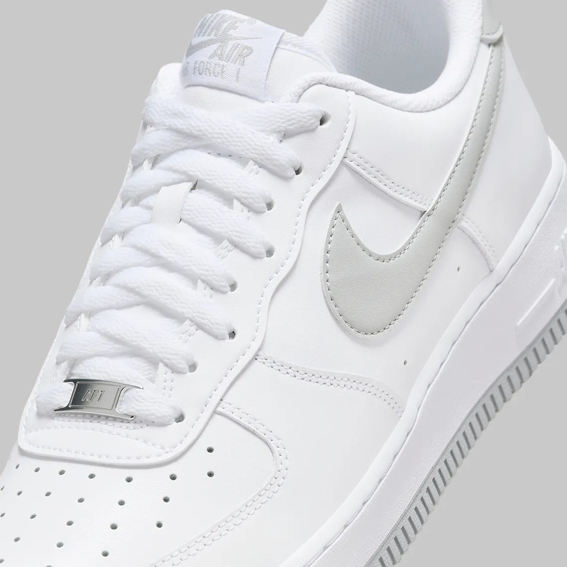 Men's Nike Air Force 1 "Light Smoke Grey" Fashion Athletic Sneaker