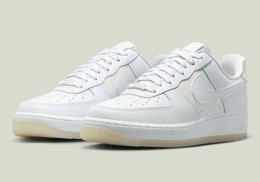 Women's Air Force 1 Low "White/Multi-Color" IH3204-100 Iridescent Fashion Athletic Sneaker