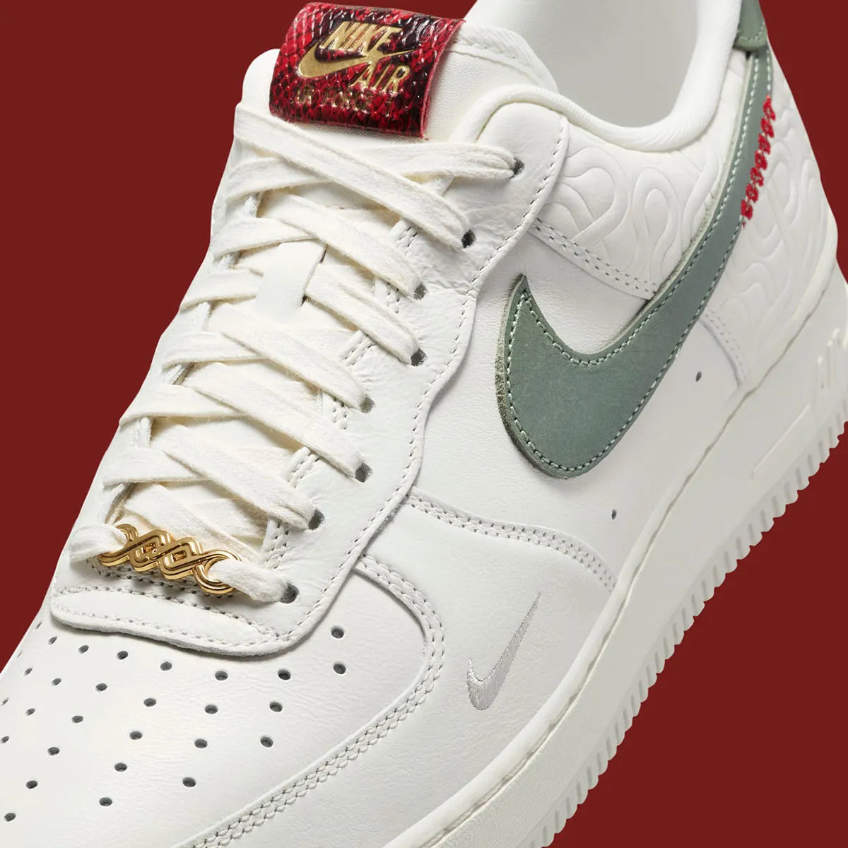 Men's Nike Air Force 1 "Year Of The Snake" Men Fashion Athletic Sneaker