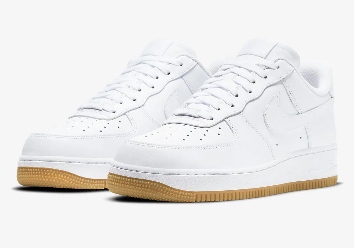 Men's Nike Air Force 1 "White/Gum" DJ2739-100 Fashion Athletic Sneaker
