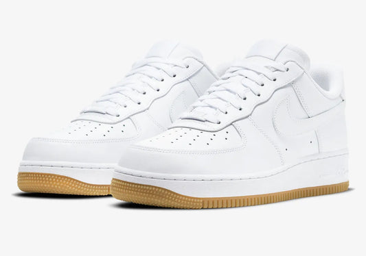 Men's Nike Air Force 1 "White/Gum" DJ2739-100 Fashion Athletic Sneaker