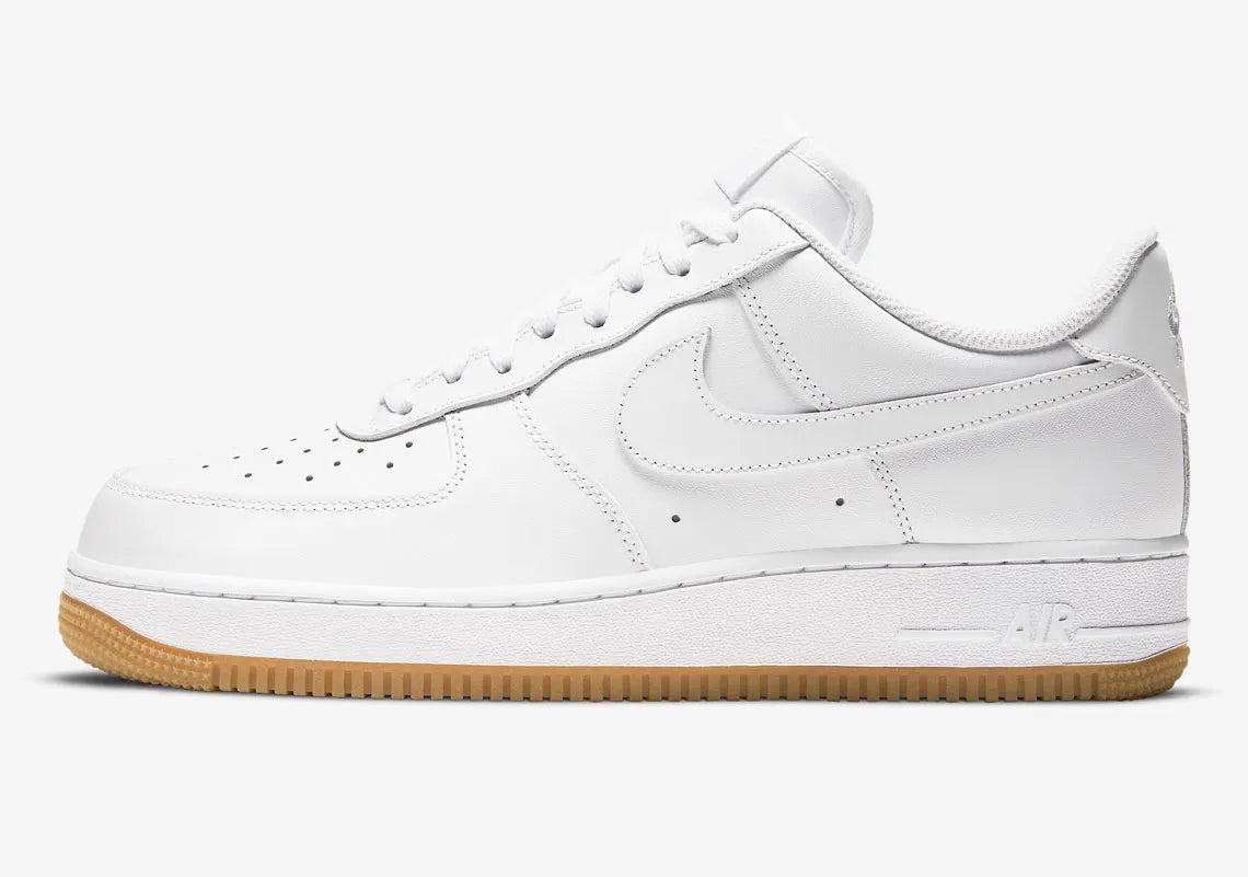 Men's Nike Air Force 1 "White/Gum" DJ2739-100 Fashion Athletic Sneaker
