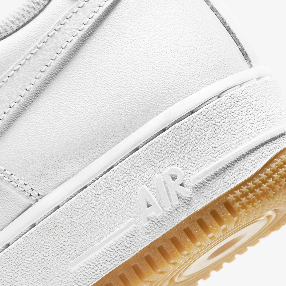 Men's Nike Air Force 1 "White/Gum" DJ2739-100 Fashion Athletic Sneaker