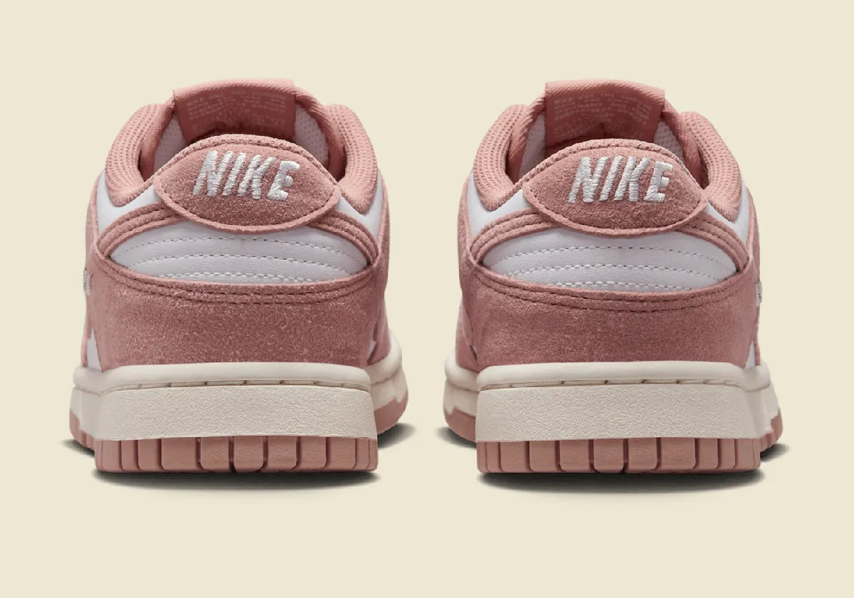 Women's Nike Dunk Low "Rose Whisper Mini Swoosh" IB4417-102 Pink Fashion Athletic Sneaker