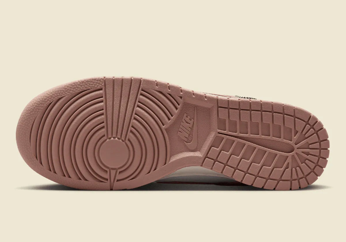 Women's Nike Dunk Low "Rose Whisper Mini Swoosh" IB4417-102 Pink Fashion Athletic Sneaker