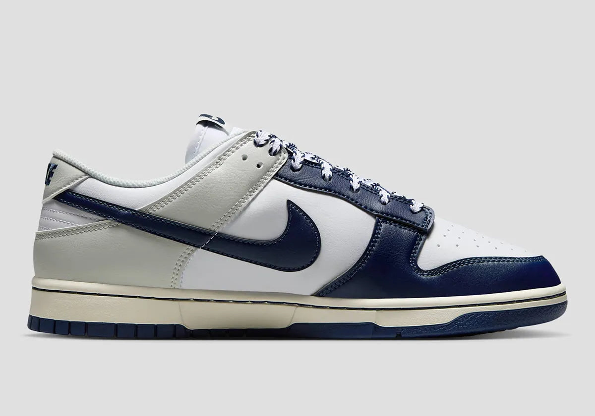 Men's Nike Dunk Low " New York Yankees" White/Navy IM2222-101 Fashion Athletic Sneaker
