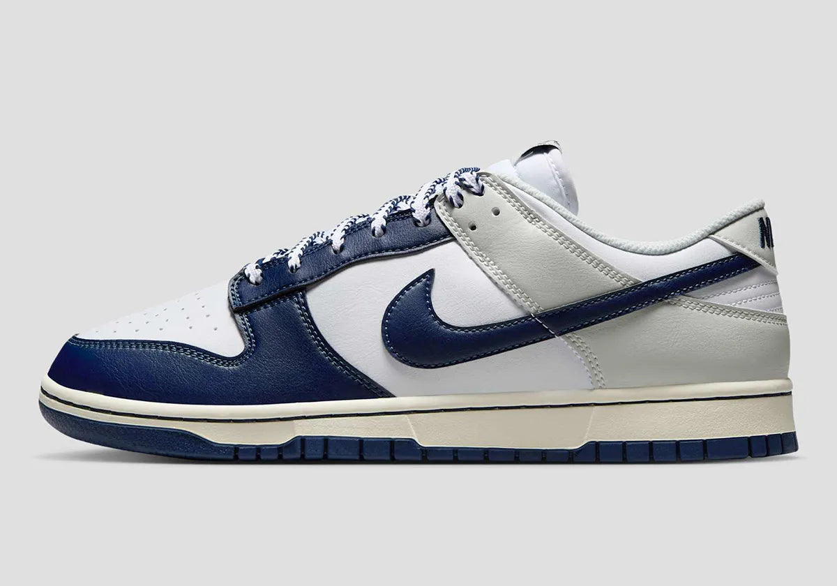 Men's Nike Dunk Low " New York Yankees" White/Navy IM2222-101 Fashion Athletic Sneaker