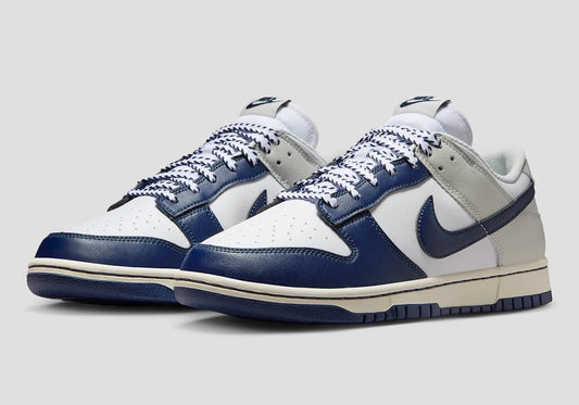 Men's Nike Dunk Low " New York Yankees" White/Navy IM2222-101 Fashion Athletic Sneaker