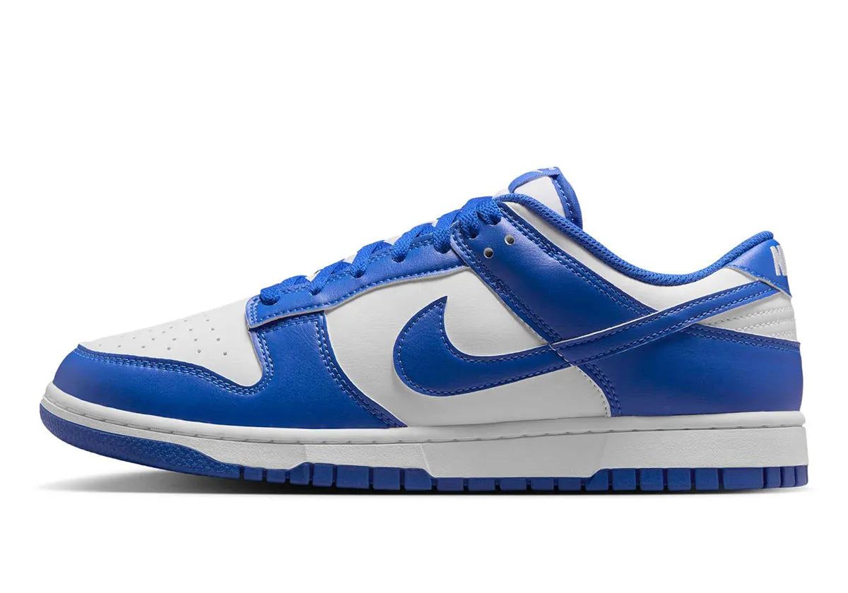 Men's Nike Dunk Low "Kentucky" White/Hyper Royal "HF5441-112 Fashion Athletic Sneaker