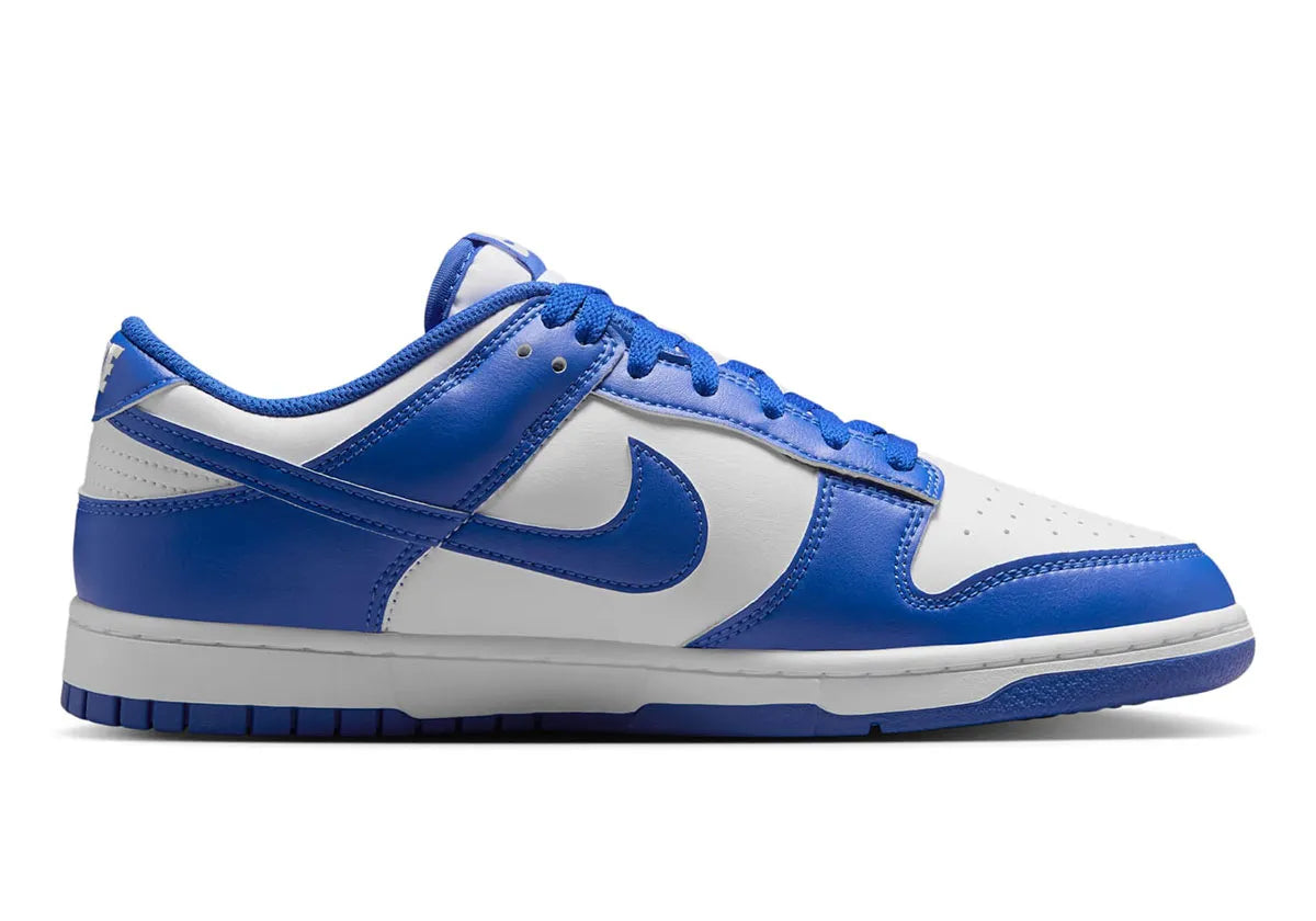 Men's Nike Dunk Low "Kentucky" White/Hyper Royal "HF5441-112 Fashion Athletic Sneaker