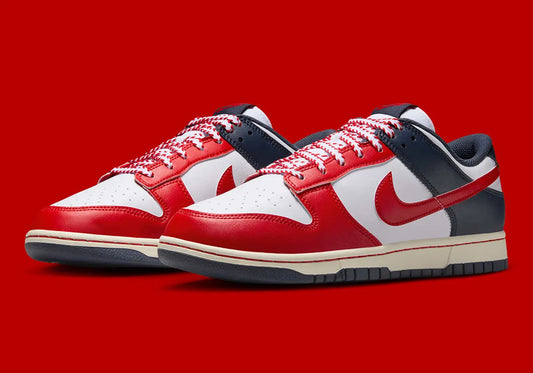 Men's Nike Dunk Low "Baseball" Red/White/Blue IM2222-100 Fashion Athletic Sneaker