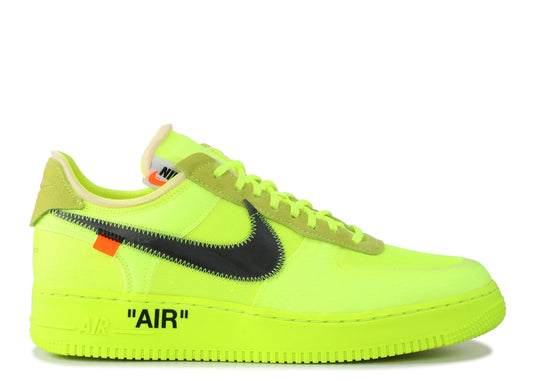 Nike Off-White x AJ Force 1 Low ‘Volt’ Unfading Sneaker
