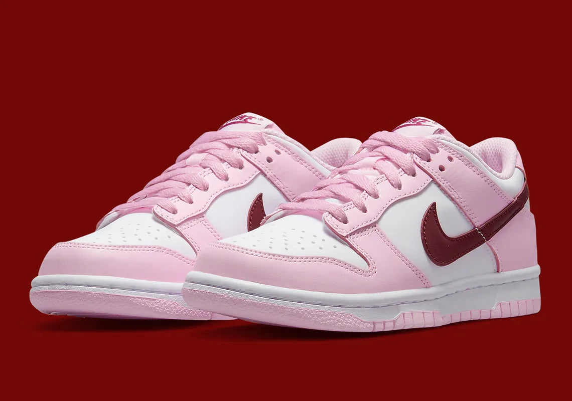 Nike Dunk Low GS/Women "Pink Foam" CW1590-601 Fashion Athletic Sneaker